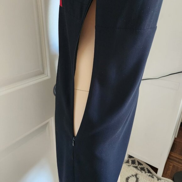 InWear Dress LBD classic black dress with red band accent - Picture 9 of 11